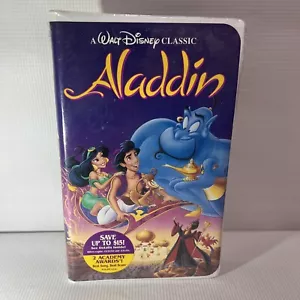 Aladdin VHS Walt Disney Classics Black Diamond Sealed Vintage Rare Brand New - Picture 1 of 17