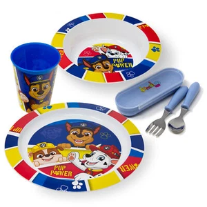 Kindergeschirr Set Paw Patrol Kinder Geschirr Jungen Geschirrset Kinderbesteck - Bild 1 von 7