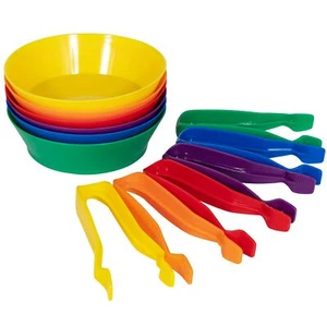 Jumbo Tweezers Sorting Bowls Set for Kids Fine Motor Skills Learning Fun - Picture 1 of 6