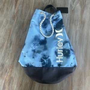Hurley Mens Boys One and Only Drawstring Bag Blue Gaze NEW With Tags - Picture 1 of 14