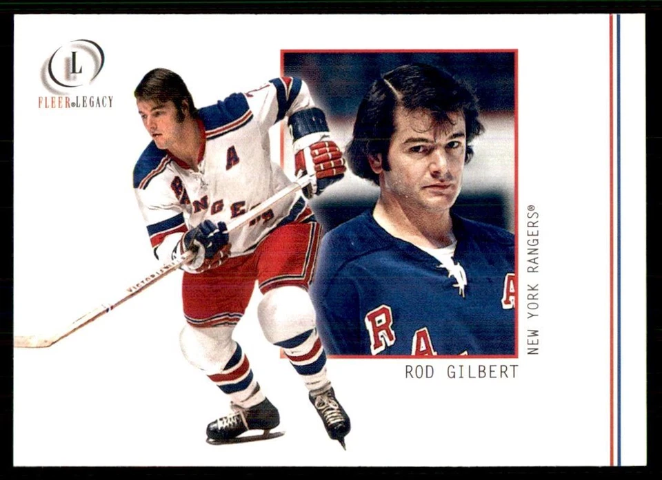2001-02 Fleer Legacy Rod Gilbert New York Rangers #26 - Image 1 of 2