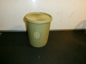 Vintage Tupperware Gold Nesting Storage Canisters Container 809-6 With LID - Picture 1 of 3