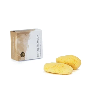 2x Bleached IntimateCare Sea Sponges 6.5 - 8cm - Plastic Free Packaging - Picture 1 of 4