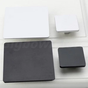 1x Cajón Cuadrado de Aluminio Moderno Tiradores Manijas Armario de Cocina Armarios Perillas - Imagen 1 de 10