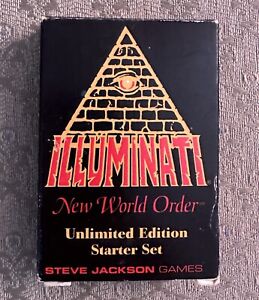 Illuminati Card Deck New World Order Unlimited Starter Set With Two Rare Cards