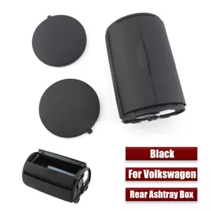 Black ABS Car Rear Ashtray Box For Volkswagen Bora Jetta Golf 4 MK4 1999-2006 - Picture 1 of 7