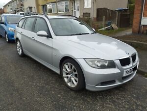 2008 BMW 320d Touring business estate sport silver black leather