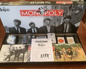 Beatles Collector's Edition Monopoly Board Game OPEN BOX - PIECES SEALED
