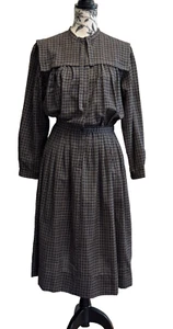 Cacharel plaid wool dress size 40 / 8 - Bild 1 von 19