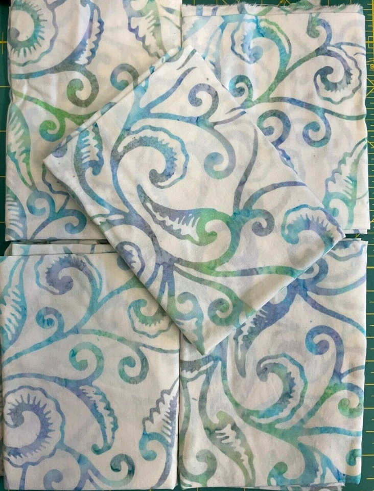 FAT QUARTER - PACK DE 5 - BREEZY BATIKS #4323-30 FQ633 Foto 1 de 1