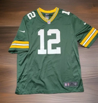 Camiseta masculina Green Bay Packers Nike On Field Aaron Rogers #12 NFL tamanho GG - Imagem 1 de 4