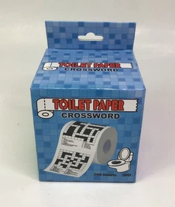 Kreuzworträtsel Toilettenpapier Rolle 200 Blatt 3 lagig Humor Geschenk 2024 - Bild 1 von 3
