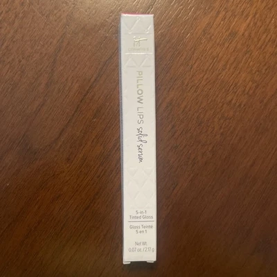 IT Cosmetics Pillow Lips Solid Serum Sheer Tinted Lip Gloss MARVELOUS - Image 1 of 4