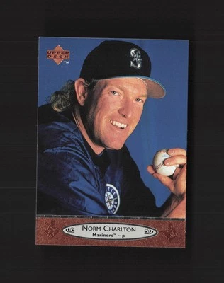 1996 Upper Deck #203 Norm Charlton Seattle Mariners MM - Image 1 of 2