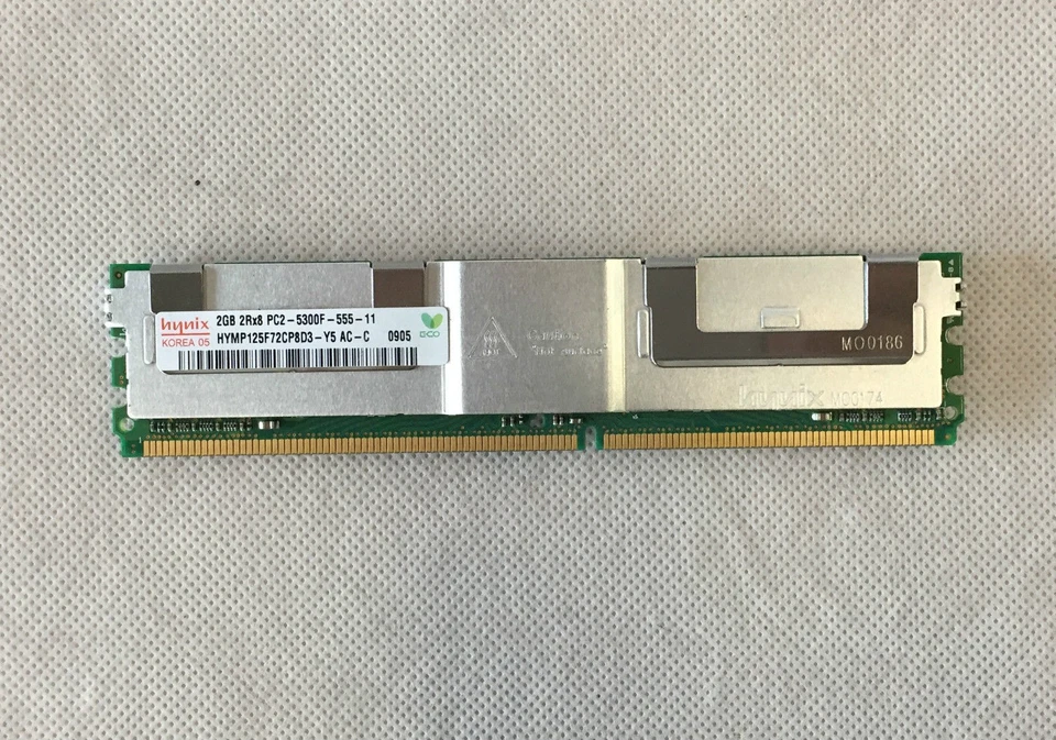 2GB Hynix HYMP125F72CP8D3-Y5 DDR2-667 PC2-5300F 2Rx8 ECC FB-DIMM Server-RAM - Image 1 of 1