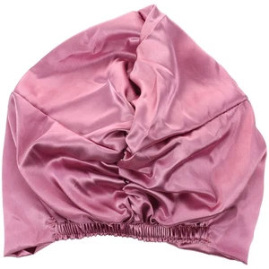 Hair Cap Girl Child Imitation Silk Bonnet for Sleeping Bonnets Women - Foto 1 di 12