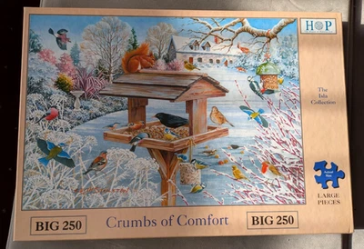 HOUSE OF PUZZLE  BIG 250 JIGSAW  COMPLETE VERY GOOD CRUMBS OF COMFORT - Image 1 of 4