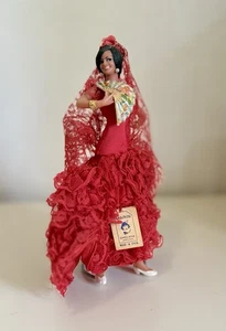 Bambola ballerina di flamenco spagnola Marin Fandango vintage 8,5” made in Spain rif. 635 - Foto 1 di 13