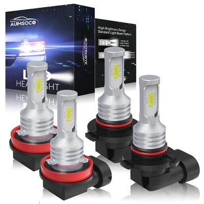 For Ford Edge 2007-2010 2015-2021 LED Headlight Bulbs High Low Beam Super Bright - Image 1 of 4