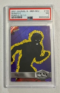 2021 X-Men Metal Universe High Series Purple Foil FX #163 SUNSPOT 1/1 nm - Picture 1 of 2
