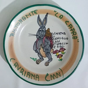 I148318 Teller der guten Erinnerung - Restaurant La Capra - Cavriana MN 1990 - Bild 1 von 4
