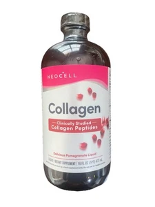 NeoCell Collagen Peptides Pomegranate Liquid, Exp date  NOV 2026 - Picture 1 of 4