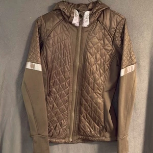 Athleta Quilted Jacket, Olive Green - Women's Size Small - Picture 1 of 8