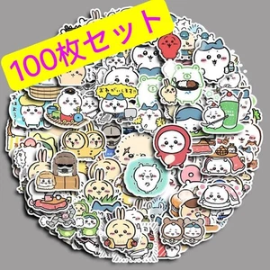 New Chiikawa Sticker Set 100 Stickers Seal Hachiware Rabbit Sea Otter Japan - Picture 1 of 8