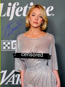  Sydney Sweeney Hot handsignierter Nachdruck signed 8x10 Foto SCHNELLER KOSTENLOSER VERSAND! - Bild 1 von 1