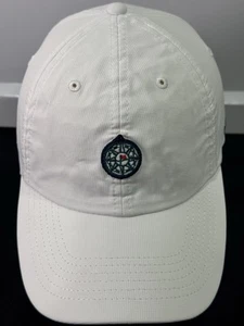 The Captains Golf Course Cap Strap Back White Nautical Theme Logo All Sides - Picture 1 of 12