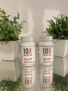 10X Health Magnesium Citrate Capsules, Supplement for Sleep, 60 Caps (2-pack) - Picture 1 of 3