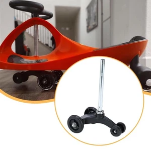 Children Twist Car Tripod with Round Pole Easy to Use Baby Swing Car Wheel - Picture 1 of 7