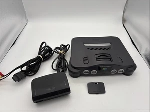 Nintendo N64 Console NUS-001, Power Cord & Av No Controller Tested Works Read - Picture 1 of 13