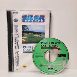 Pebble Beach Golf Links (Sega Saturn, 1995) Complete Pristine Disc 10/10 - Bild 1 von 4