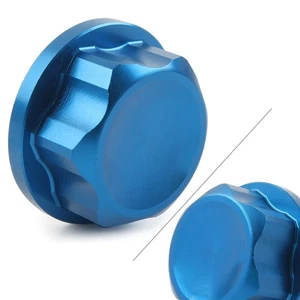 Lenkschaftmuttern für Honda CB1000R 2008-14 CBR600F 2011-13 Hornet 600 900 Blau - Bild 1 von 7
