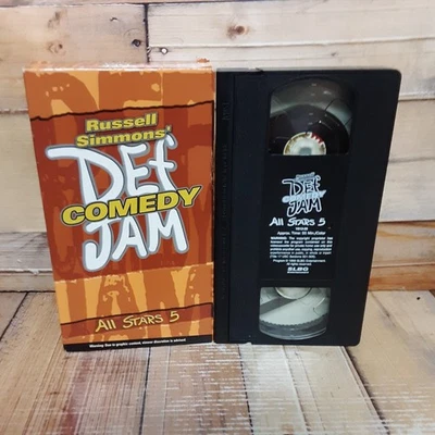 Def Comedy Jam All Stars 5 VHS Used Stand Up Uncut Russell Simmons - Imagem 1 de 4