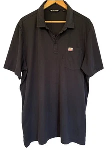 Travis Mathew Poloshirt XXL schwarz SS Pima California Bear Flag Logo Golfshirt - Bild 1 von 17