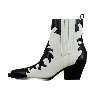 Botas para mujer Dolce Vita Renia negras/blancas Foto 1 de 4