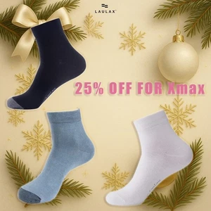 Laulax Gym Herren Socken Sneaker glatt nahtlos Zehen feinste Baumwolle schwarz 6 Paar - Bild 1 von 29