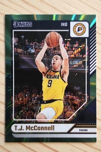 2024-25 Donruss #181 T.J. McConnell Holo Green Laser - Picture 1 of 5
