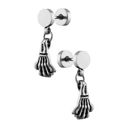  1 paio di orecchini da donna in acciaio al titanio, eleganti orecchini a goccia - Immagine 1 di 4