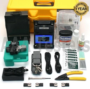 Fujikura 12S SM MM Fixed V-Groove Fiber Fusion Splicer w/ CT-06 Cleaver FSM-12S - Picture 1 of 10