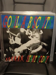 Gorilla Biscuits – Start Today We Bite  Blue We Bite Record 1989 Punk Hardcore - Picture 1 of 10
