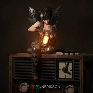 Tinker Fairy by Nerikson | Commission | Painted | - Picture 1 of 6