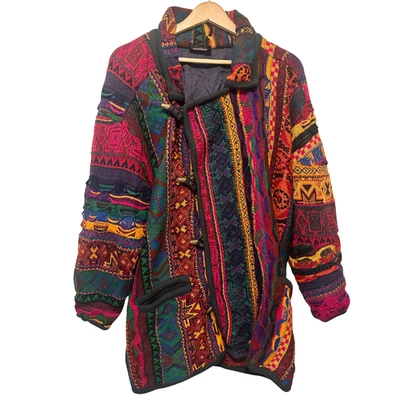 Vintage Coogi Classic 90s Australia 3D Knit Toggle Unisex Bold Rare Jumper - Image 1 of 4