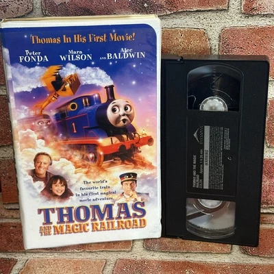 Thomas And The Magic Railroad VHS Used Peter Fonda Alec Baldwin Kids Clamshell - Image 1 of 3