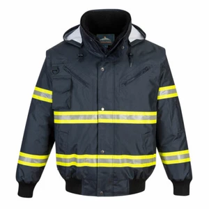 PORTWEST IONA XTRA 3 IN 1 BOMBER JACKET SIZES S-3XL F126 NAVY TEXPEL SPLASH * - Picture 1 of 2
