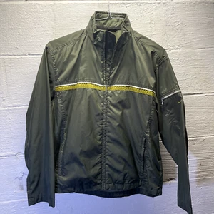 Vintage Nike Nylon Windbreaker Jacket Youth Size Medium (8-10) Green Full Zip - Picture 1 of 10