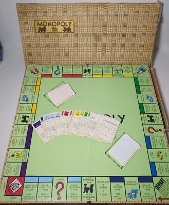 Monopoly Vintage Très Abîmé Jeu De Société Ancien Miro Company En Français, LIRE - Photo 1/4