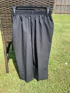 BonWorth Black Small Petite Capri Pants Preowned - Picture 1 of 8